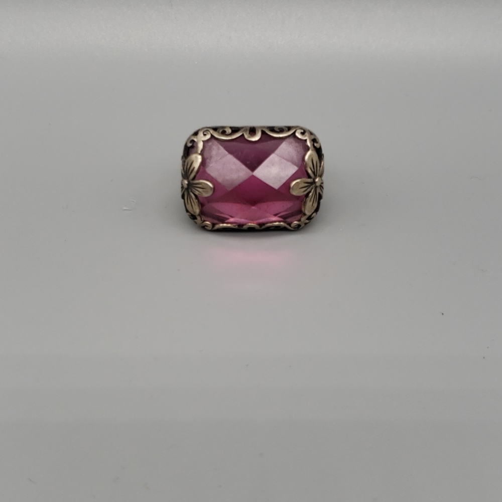Silpada Pink Raspberry Berry-licious Ring